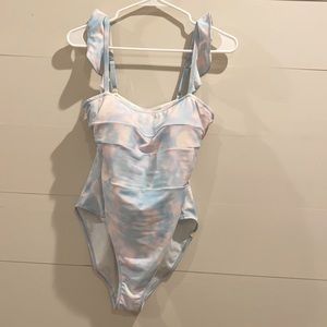 Summersalt. The Ruffle Oasis. Cotton Candy Swimsuit